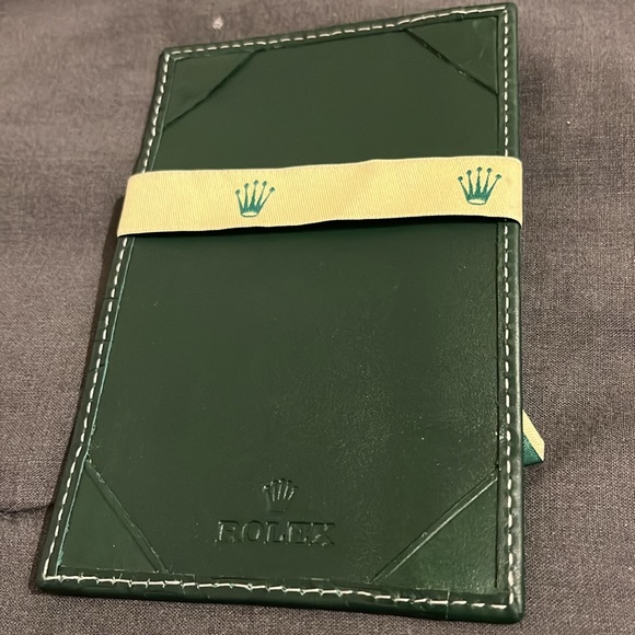 NEW Rolex vintage wallet/picture frame (document holder) with BONUS ribbon